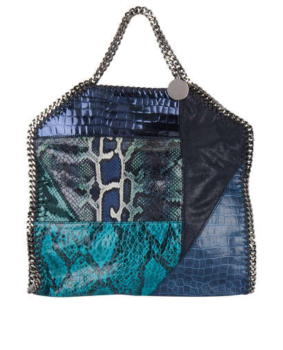 Falabella Animal Print Fold-Over Tote Bag, front view